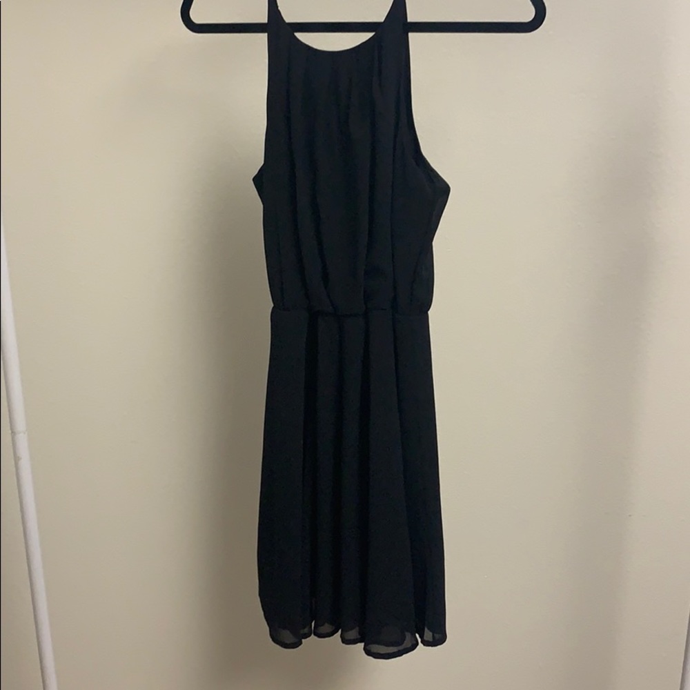 Little Black Swing Dress
